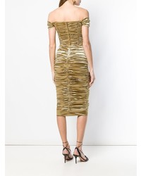 Dolce & Gabbana Ruched Midi Dress