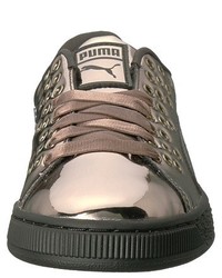Puma Basket Xl Lace Metallic Shoes
