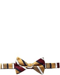 Gold Silk Bow-tie