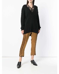 Ann Demeulemeester Cropped Tailored Trousers