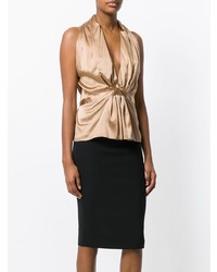 Styland V Neck Ruched Top