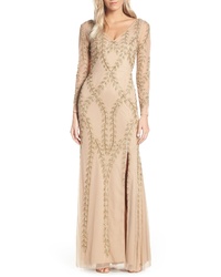 Adrianna Papell Fern Beaded Gown
