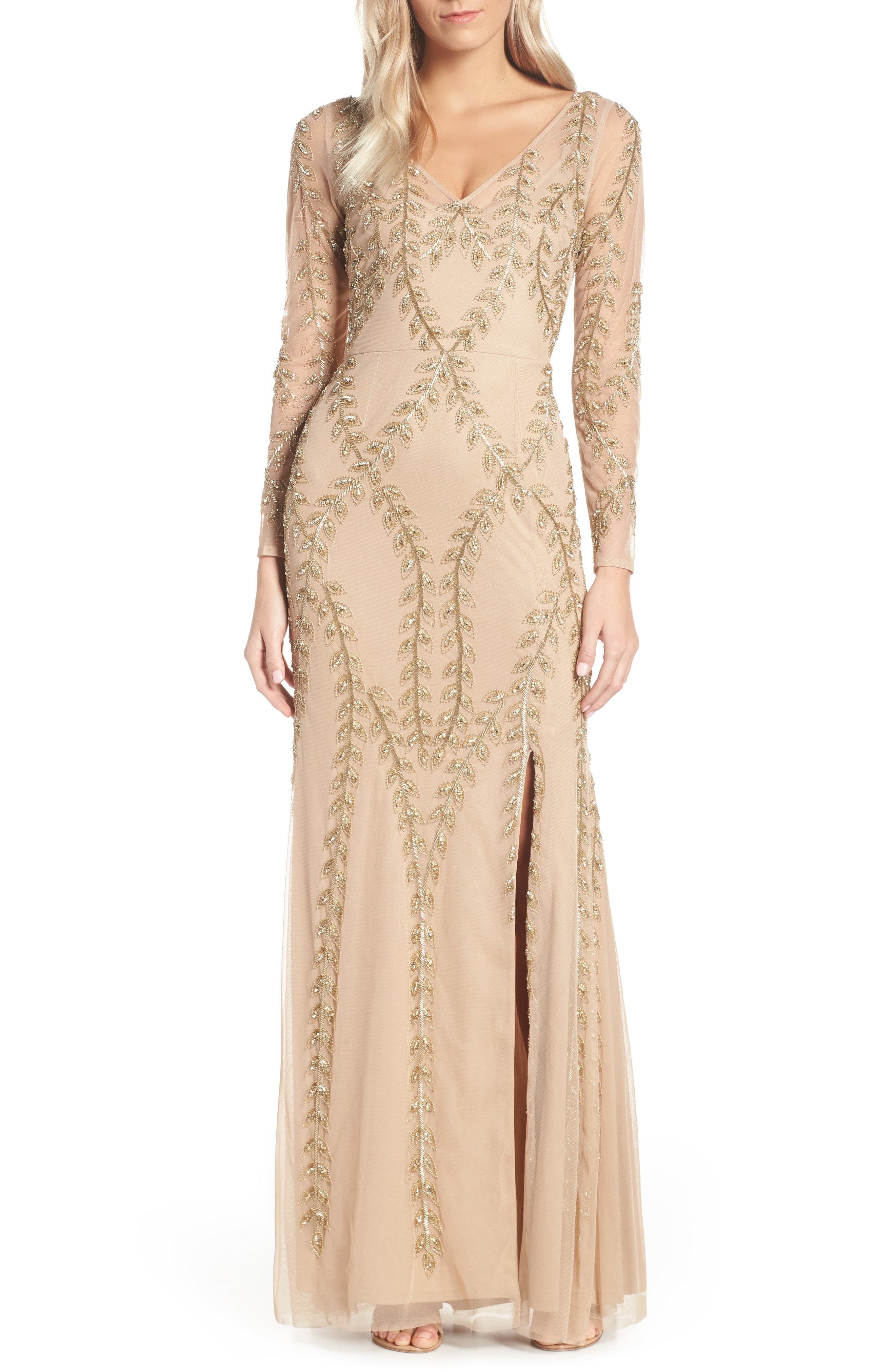 Adrianna Papell Fern Beaded Gown 349 Nordstrom Lookastic