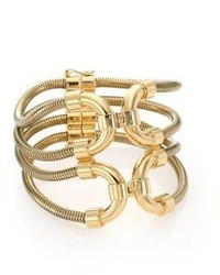 Lanvin Snake Chain Cuff Bracelet