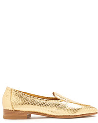 The Row Adam Snakeskin Loafers