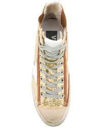 Golden Goose Deluxe Brand V Star 1 Hi Top Sneakers
