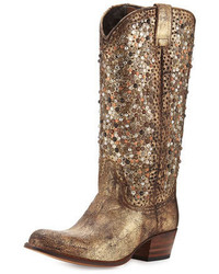 Frye Deborah Studded Tall Western Boot