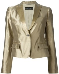 Dolce & Gabbana Metallic Trouser Suit