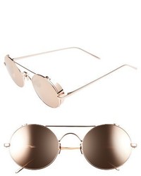 Linda Farrow 51mm Oval Sunglasses
