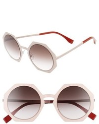 Fendi 51mm Retro Octagon Sunglasses
