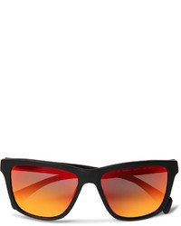 Paul Smith 531 Square Frame Acetate Mirrored Sunglasses