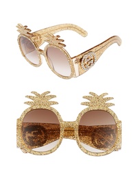 Gucci 53mm Pineapple Sunglasses
