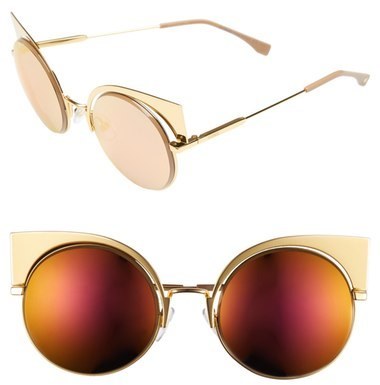 fendi round cat eye sunglasses