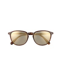 Moncler 54mm Mirrored Round Sunglasses