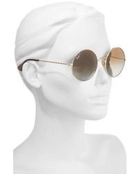 Ray-Ban 55mm Polarized Round Sunglasses