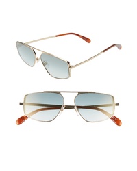 Givenchy 56mm Rectangle Sunglasses