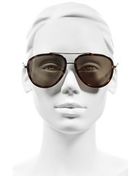 Gucci 57mm Aviator Sunglasses