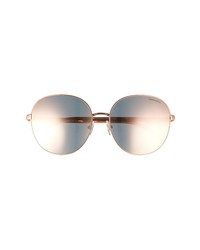 Tiffany & Co. 60mm Round Sunglasses In Goldgrey Mirror Gold At Nordstrom