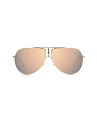 Carrera Eyewear 64mm Gipsy 64mm Polarized Aviator Sunglasses In Gold Copper Gold At Nordstrom