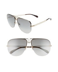 Givenchy 64mm Oversize Navigator Sunglasses