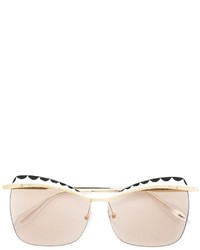Alexander McQueen Squared Cat Eye Sunglasses