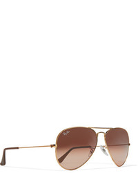 Ray-Ban Aviator Bronze Tone Sunglasses