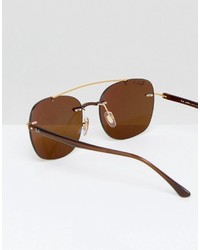 Ray-Ban Aviator Sunglasses In Gold 0rb4280