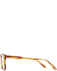 Garrett Leight Brooks Square Optical Frames Wclip On Sunglasses Goldtortoise