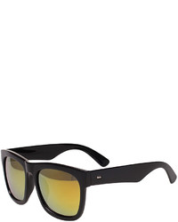 Choies Wayfarer Sunglasses With Yellow Mirror Lens
