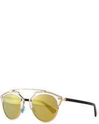Christian Dior Dior So Real Brow Bar Metal Sunglasses