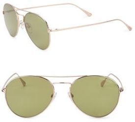 Tom Ford Eyewear 55mm Ace Aviator Sunglasses, $395 | Saks Fifth Avenue |  Lookastic