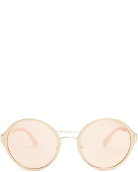 Prada Eyewear Round Frame Metal Sunglasses