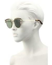 Karen Walker Felipe 57mm Round Sunglasses
