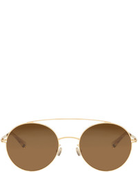 Mykita Gold Aira Sunglasses