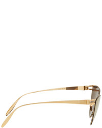Mykita Gold Bernhard Willhelm Edition Eartha Sunglasses