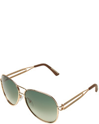 Roland Mouret Gold Plated Sunglasses