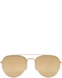 Mykita Gold Samu Sunglasses