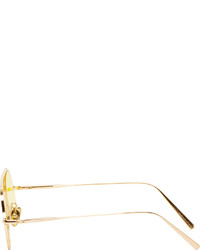 Acne Studios Gold Small Aviator Sunglasses
