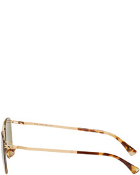Mykita Gold Torge Sunglasses