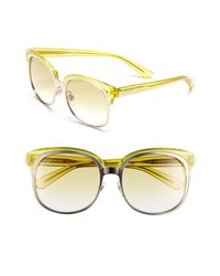 Gucci 56mm Sunglasses Gold Yellow One Size