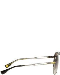 Dita Gunmetal Gold Plated Victoire Aviator Sunglasses