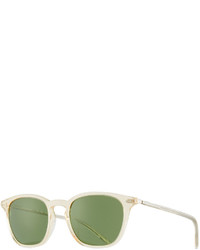 Oliver Peoples Heaton Square Acetate Sunglasses Buffgreen