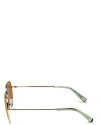 Elizabeth and James Hill Stainless Steel Square Sunglasses