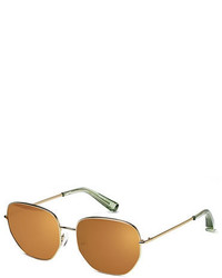 Elizabeth and James Hill Stainless Steel Square Sunglasses