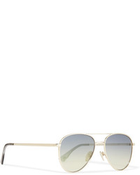 Le Specs Imperium Aviator Style Gold Tone Sunglasses