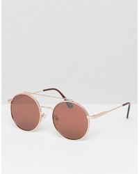 Jeepers Peepers Jeeper Peepers Aviator Sunglasses In Gold
