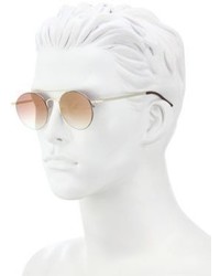 Kyme Leon 49mm Round Sunglasses