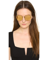 Linda Farrow Luxe Round Sunglasses