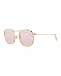 Oliver Peoples Mp 3 30th Anniversary Round Photochromic Sunglasses Buffpink Wash