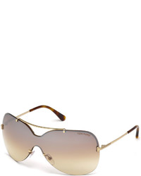 Tom Ford Ondria Metal Wrap Brow Bar Sunglasses